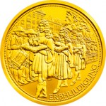 100 Euro Goldmünze Der österreichische Erzherzogshut Bildseite e1327830948250 Goldeuro Österreich