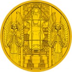 100 Euro Goldmünze Kirche am Steinhof Bildseite e1327830109746 Goldeuro Österreich