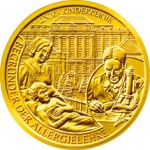 50 Euro Goldmünze Clemens von Pirquet Bildseite e1327831362912 Goldeuro Österreich