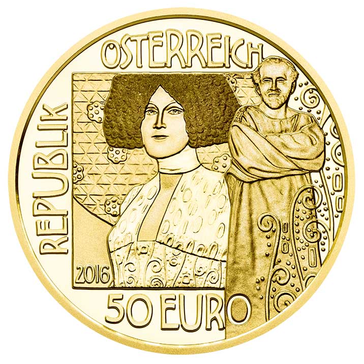 50 Euro Goldmünze Der Kuss Wertseite 50 Euro Goldmünze   Der Kuss 