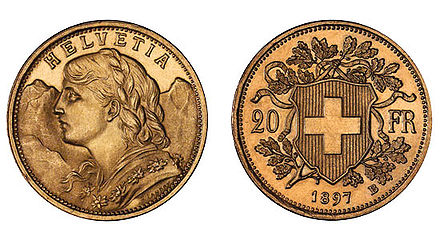 440px 20 CHF Vreneli 1897 Goldvreneli