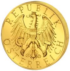 25 Schilling Goldmünze Avers 1. Republik 25 Schilling Goldmünze