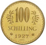 100 Schilling Revers 1. Republik e1327434272789 Schilling Goldmünzen