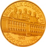 1000 Schilling Goldmünze 50 Jahre 2. Republik Wertseite e1327435080830 1000 Schilling Goldmünze 50 Jahre 2. Republik Wertseite