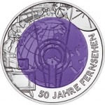 25 Euro Niob 50 Jahre Fernsehen Bildseite e1330501963335 Österreichische Bimetallmünzen