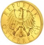 25 Schilling Goldmünze Avers 1. Republik e1327434174939 Schilling Goldmünzen