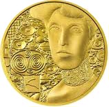50 Euro Goldmünze Bildseite Adele Bloch Bauer I 50 Euro Goldmünze   Gustav Klimt Adele Bloch Bauer I