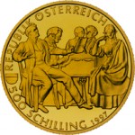 500 Schilling Goldmünze Franz Schubert Wertseite e1327435136656 Schilling Goldmünzen
