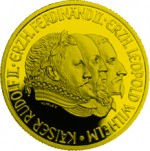 500 Schilling Goldmünze Rudolf II. Bildseite e1327434912741 Schilling Goldmünzen
