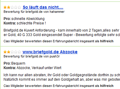 briefgold abzocke BBC Goldankauf Test zeigte unseriöse Abzocke auf, England schreitete ein; wie ist die Lage in Deutschland?