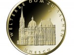 100 Euro Goldmünze UNESO Weltkulturerbe Aachen Bildseite