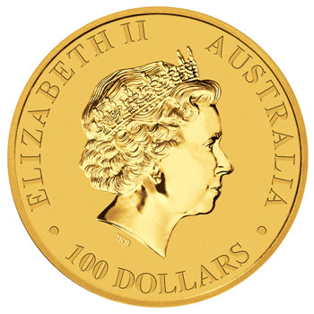 Australian Kangaroo Goldmünze Wertseite Australian Kangaroo