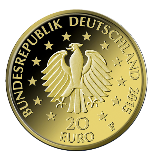 20 Euro Goldmünze Deutscher Wald Linde Wertseite 608x608 20 Euro Goldmünze Deutscher Wald Linde
